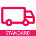 Standard shipping, delivery time of 25 to 45 business days.