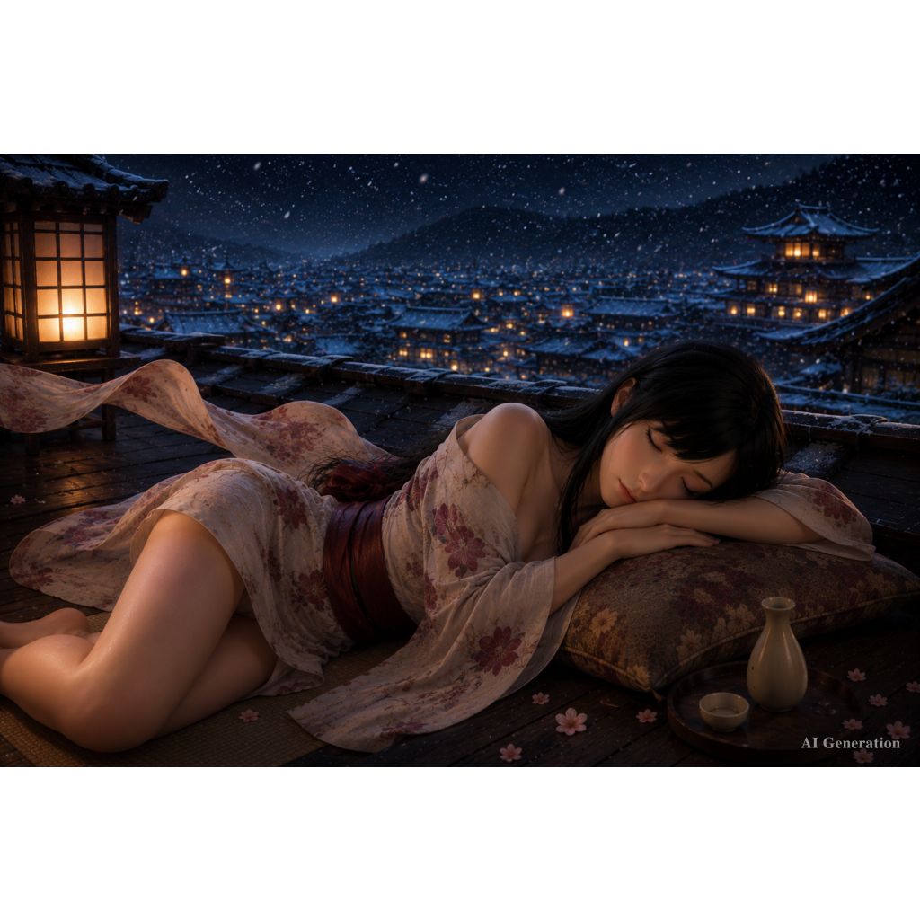 Silicone Doll of Sleeping Tifa 16 Silicone Doll of Sleeping Tifa - Image 16