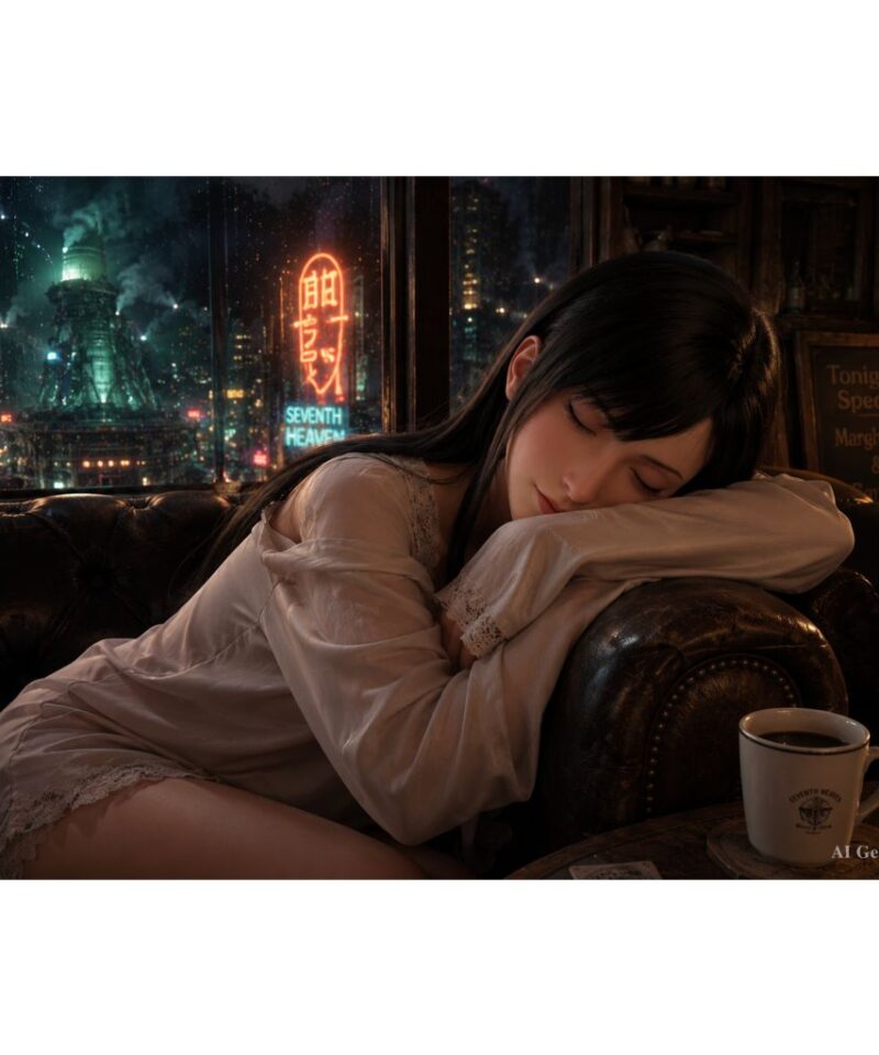 Silicone Doll of Sleeping Tifa 30 tifa lockheart glg167d 45 1 finalfantasy gamelady 14