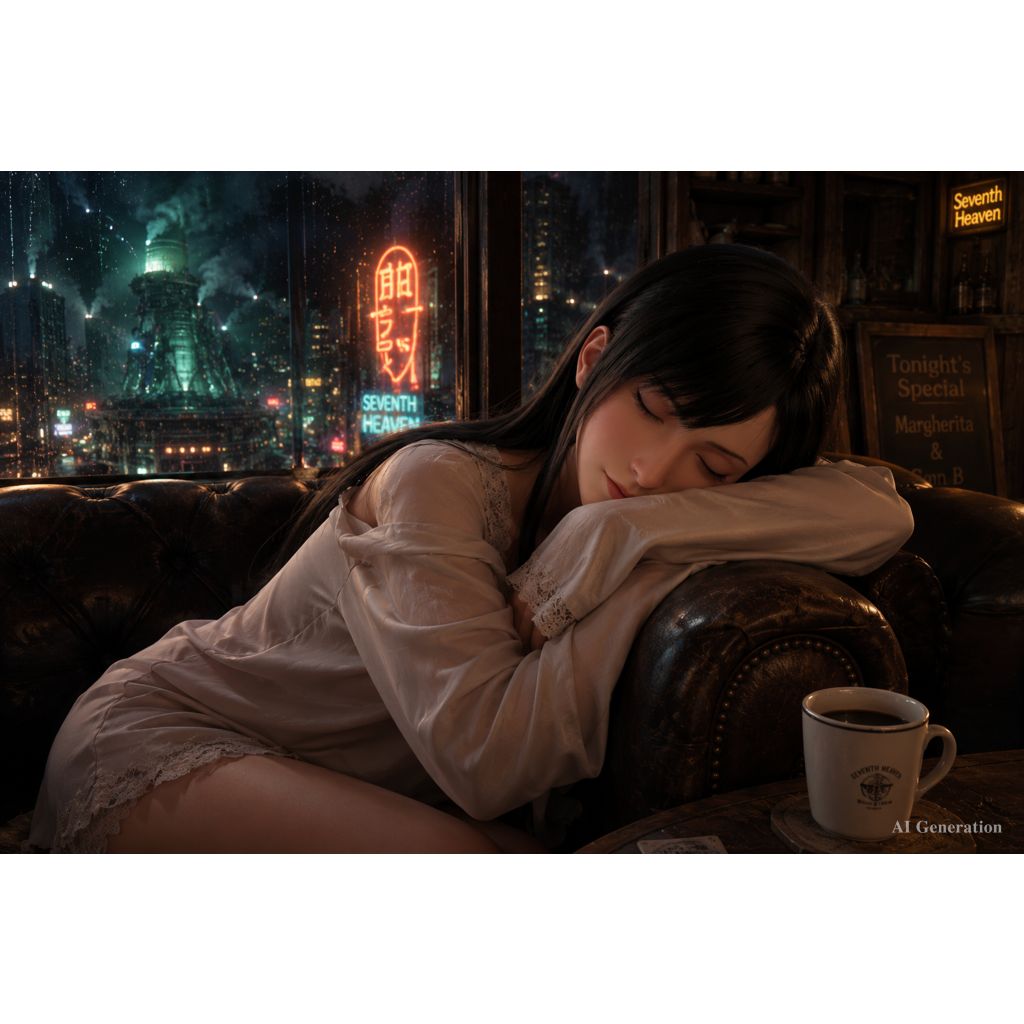 Silicone Doll of Sleeping Tifa 39 tifa lockheart glg167d 45 1 finalfantasy gamelady 14