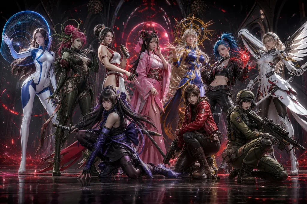 Top Fandoms 1 Epic ensemble of characters from the Otakudolls fandom collections